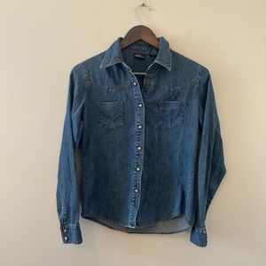 New York & Company Jean Shirt